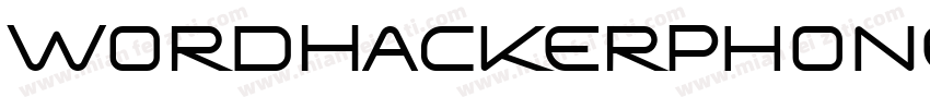 WordHackerPhonetic字体转换
