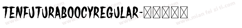 TenFuturaBooCyRegular字体转换