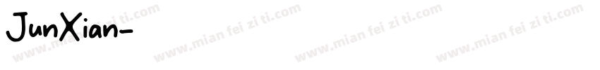 JunXian字体转换