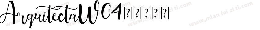 ArquitectaW04字体转换