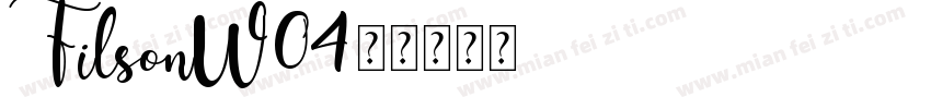 FilsonW04字体转换