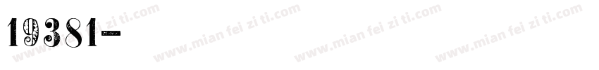19381字体转换