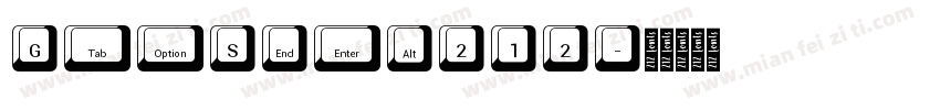 GeoSlab212字体转换