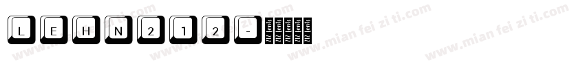 LEHN212字体转换