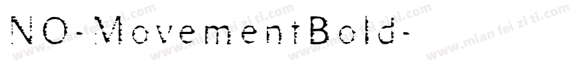 NO-MovementBold字体转换