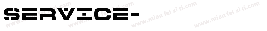 SERVICE字体转换