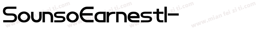 SounsoEarnestl字体转换