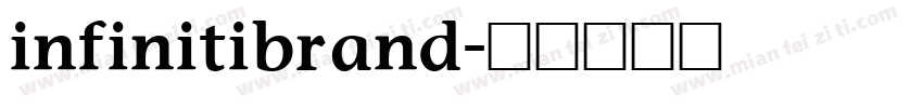 infinitibrand字体转换