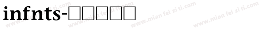 infnts字体转换