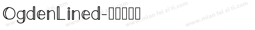 OgdenLined字体转换