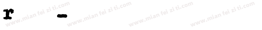 r大的吉贺丸字体转换