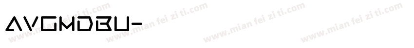 AVGmdBU字体转换