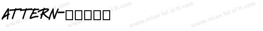 attern字体转换