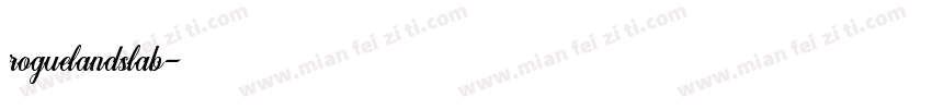 roguelandslab字体转换