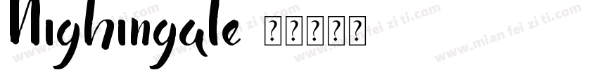 Nighingale字体转换