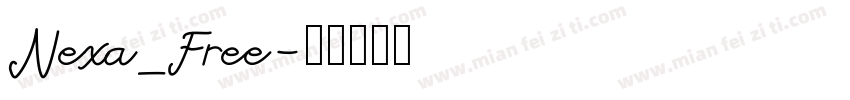Nexa_Free字体转换