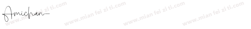 Amichan字体转换