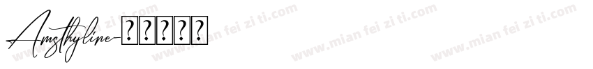 Amsthyline字体转换