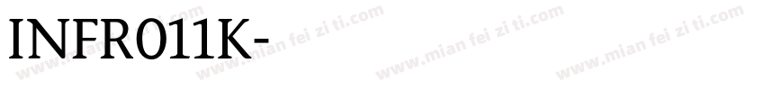 INFR011K字体转换