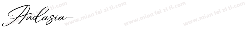 Andasia字体转换