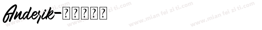 Anderik字体转换