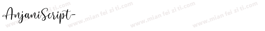 AnjaniScript字体转换