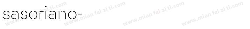 sasoriano字体转换
