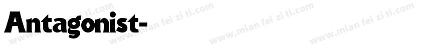 Antagonist字体转换