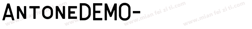 AntoneDEMO字体转换