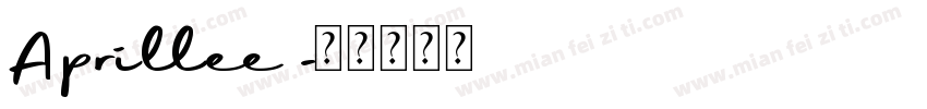 Aprillee字体转换