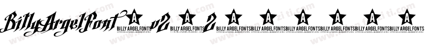 BillyArgelFont-vZ8Z字体转换