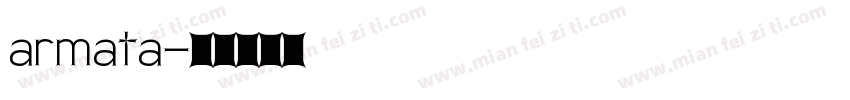 armata字体转换