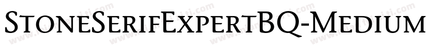 StoneSerifExpertBQ-Medium字体转换