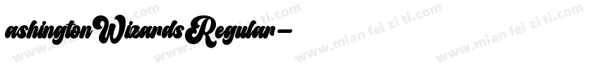 ashingtonWizardsRegular字体转换