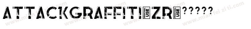 AttackGraffiti3ZR字体转换