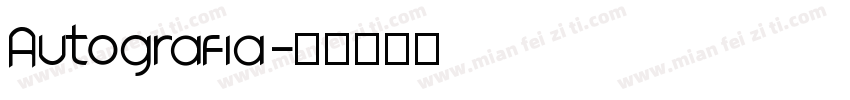 Autografia字体转换