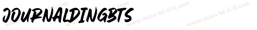 JOURNALDINGBTS3字体转换