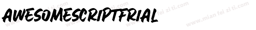 awesomescriptfrial字体转换