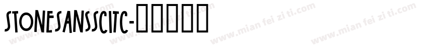 StoneSansSCITC字体转换