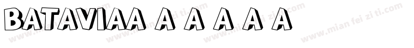BATAVIA字体转换