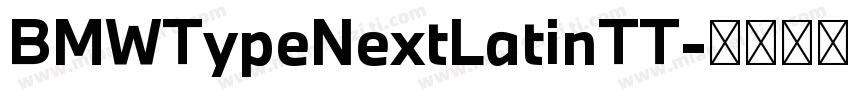 BMWTypeNextLatinTT字体转换