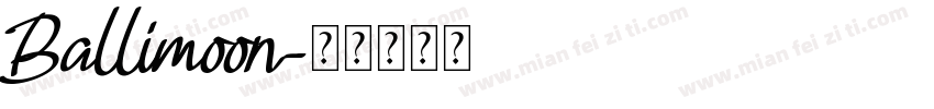 Ballimoon字体转换