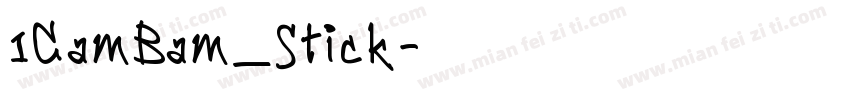1CamBam_Stick字体转换
