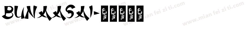 bunaasai字体转换