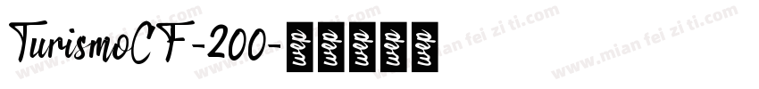 TurismoCF-200字体转换