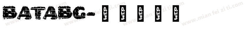 batabg字体转换