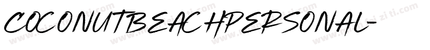 CoconutBeachPersonal字体转换