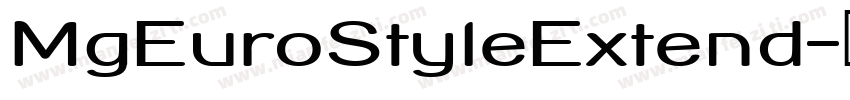 MgEuroStyleExtend字体转换