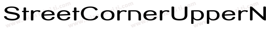 StreetCornerUpperNarrowerttf字体转换