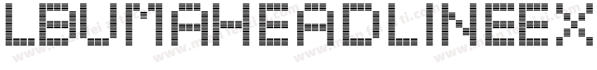 LBUmaHeadline-Extra字体转换